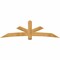 Ekena Millwork Alberta Rough Sawn Timber Gable Bracket, Western Red Cedar, 96"W x 28"H x 6"D x 6"F, 7/12 Pitch GBW096X28X0606ALB00RWR - alternate 1
